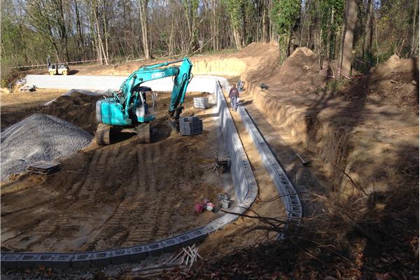 Aménagement 6 terrains de tennis synthétique Redcourt - Sportinfrabouw NV